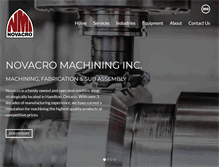 Tablet Screenshot of novacro.com